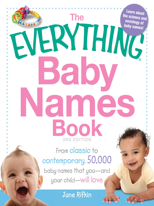 Title details for The Everything Baby Names Book by June Rifkin - Available